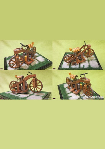 №8518 - Daimler Reitwagen [Fifik] из бумаги