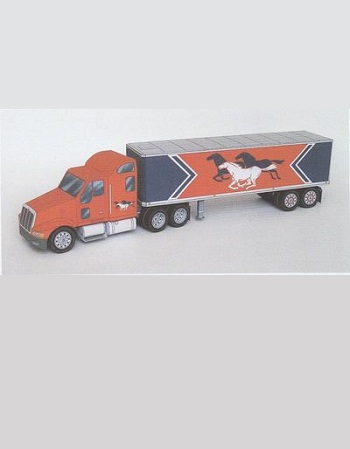 №1733 - Седельный тягач Peterbilt с прицепом [Fifik] из бумаги