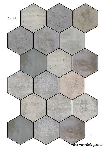 №3894 - Плиты аэродромные (бесшовные текстуры) [Mendeleev - ВладОш] из бумаги