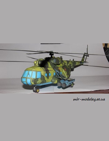 №8623 - Ми-8МТ (Перекрас ЮМК 4/2009) из бумаги