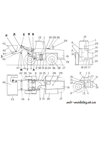 №162 - Погрузчик (Левша 2000-07-08) из бумаги