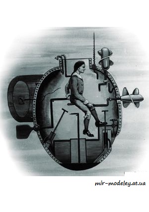 №8684 - Подлодка Бушнелла, подлодка Шильдера, планёр