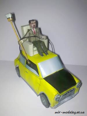 №3018 - Mr. Bean and His Car [Peri Paperhobby] из бумаги