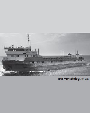 №8781 - Крупнотоннажное судно-овощевоз (Часть 1) и (Часть 2) (Левша 01-02/2023) из бумаги