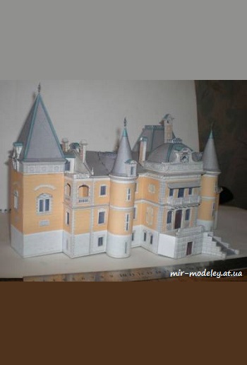 №8789 - Массандровский дворец (АЮМ 1-12/2015) из бумаги