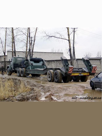 №8788 - КрАЗ-260В/6446 с тралом ЧМЗАП-5247Г (Конверсия АЮМ 2015-04-05)