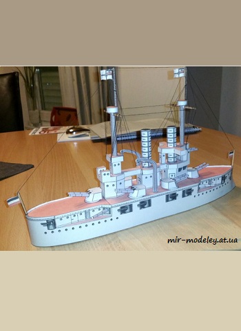 №529 - Linienschiff (JF Schreiber 768) из бумаги