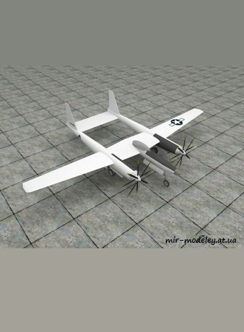 №580 - Tezko XF11 (Peri Paperhobby) из бумаги