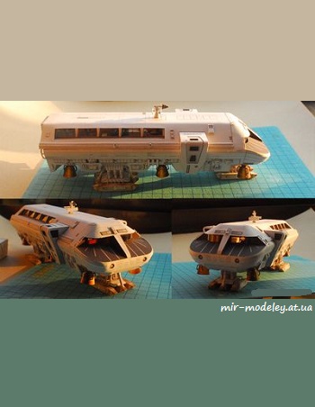 №8876 - Moon bus [UHU 02] из бумаги — скачать развертку из бумаги