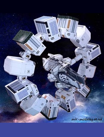 №8887 - Endurance (Interstellar) [UHU 02] из бумаги