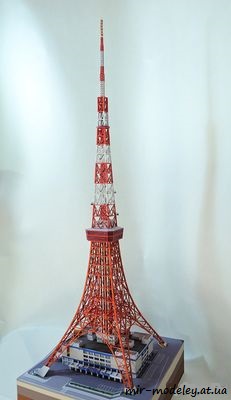 №8890 - Токийская башня / Tokyo Tower (UHU 02) из бумаги