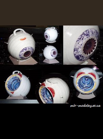 №8873 - SS Heart of Gold [UHU 02] из бумаги