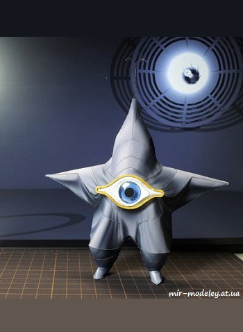 №8889 - P (Warning from Space 1956) [UHU 02] из бумаги — скачать развертку из бумаги