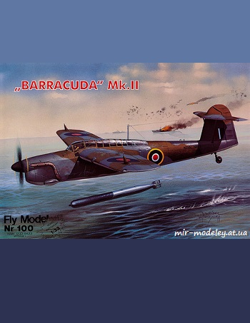 №8849 - Barracuda Mk II (Перекрас Fly Model 100) из бумаги