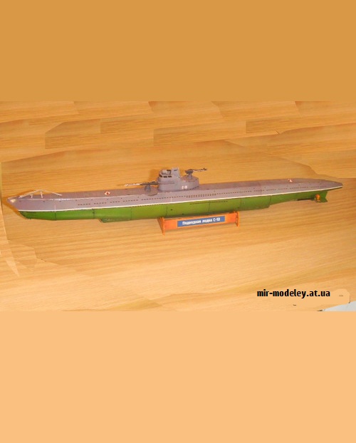 №9063 - Подводные лодки С-7 и С-13 (Векторный перекрас JSC 058) из бумаги