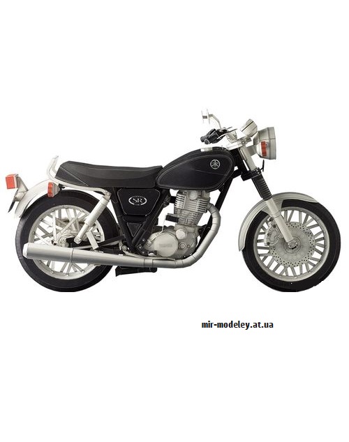 №9174 - Realistic SR400 (2002) (YAMAHA MOTOR) из бумаги