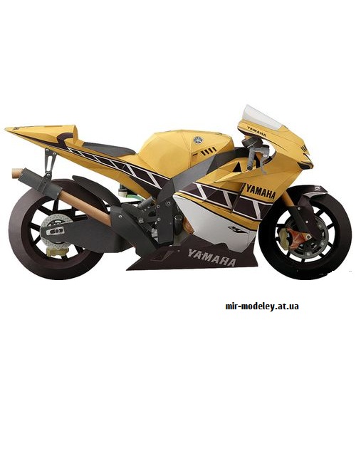 №9182 - Realistic YZR-M1 50th Anniversary US Edition (YAMAHA MOTOR) из бумаги