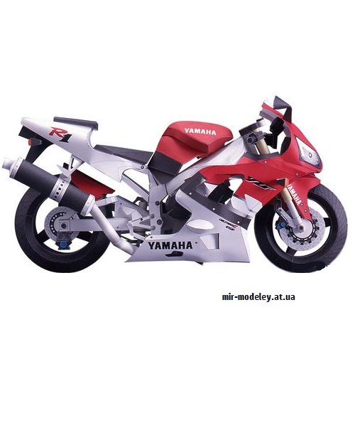 №9179 - Realistic YZF-R1 (1998) (YAMAHA MOTOR) из бумаги