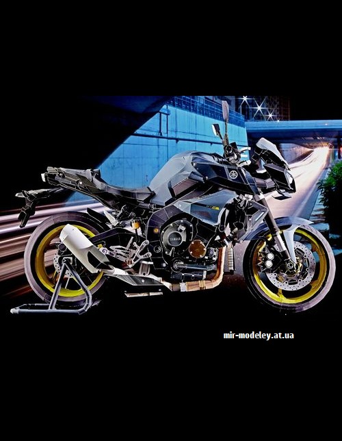 №9183 - Ultra MT-10 (YAMAHA MOTOR) из бумаги