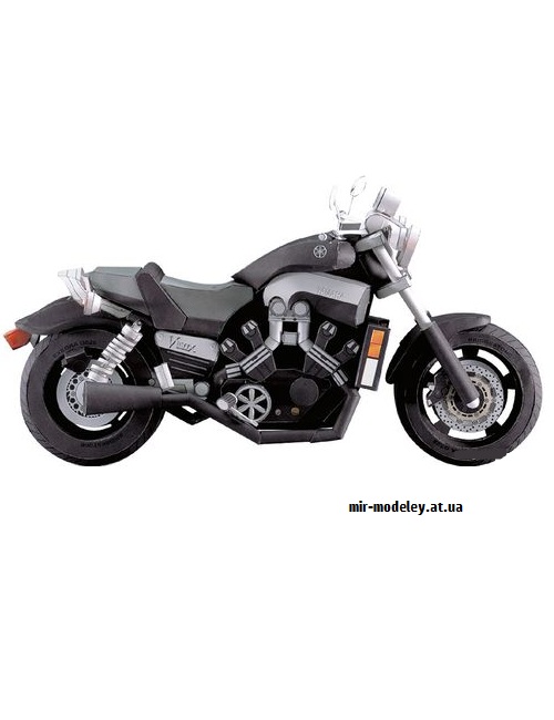 №9176 - Realistic VMAX (1990) (YAMAHA MOTOR) из бумаги