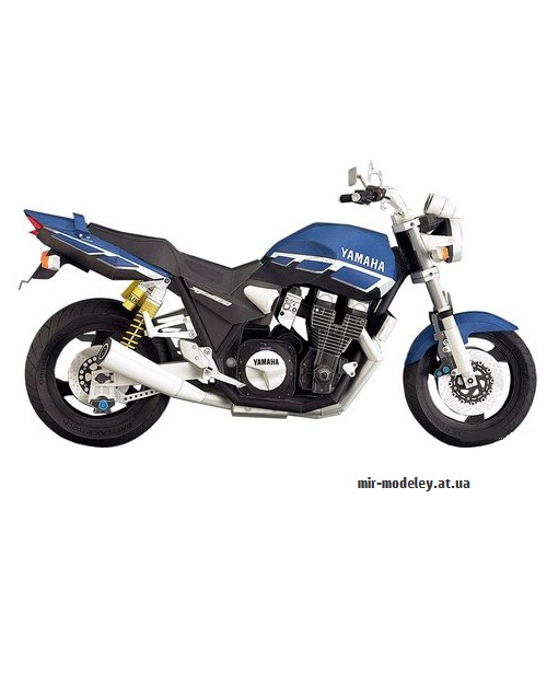 №9177 - Realistic XJR1300 (2000) (YAMAHA MOTOR) из бумаги