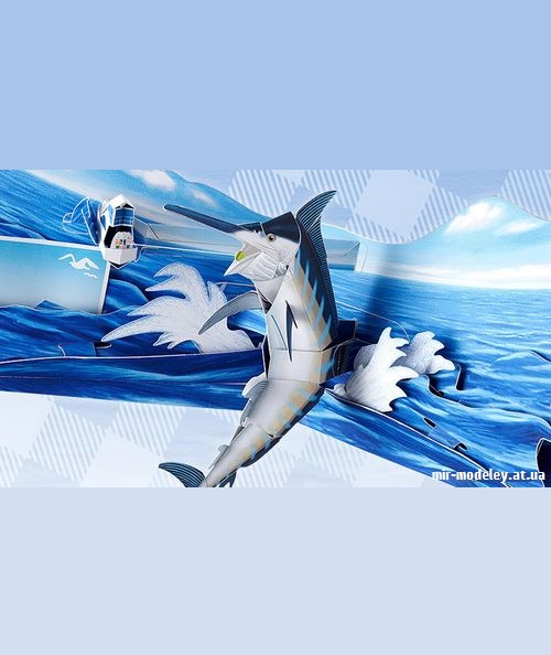 №9222 - Let's go out to sea and catch a swordfish! (YAMAHA MOTOR) из бумаги