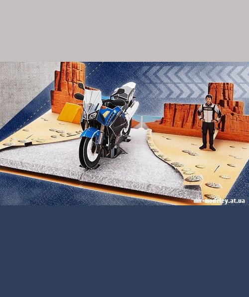 №9219 - Fall - Ride away into the boundless wilderness (YAMAHA MOTOR) из бумаги