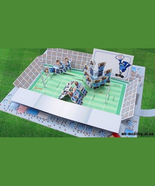 №9223 - Let's go see a rugby match! (YAMAHA MOTOR) из бумаги