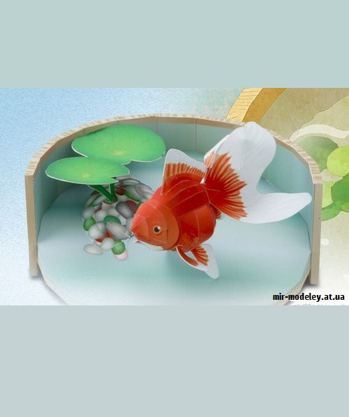 №9220 - Goldfish (YAMAHA MOTOR) из бумаги