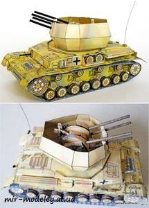 №910 - Nemecky protiledalovy tank WW II [ABC 1997-06-08] из бумаги