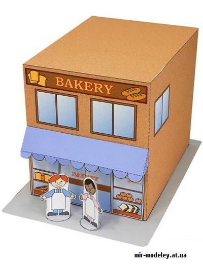 №9504 - Shop (Canon) из бумаги