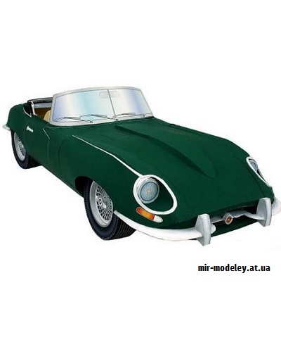 №9544 - JAGUAR E-TYPE (Canon) из бумаги