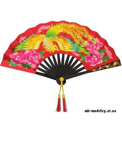 №9573 - Chinese Fan (Canon) из бумаги
