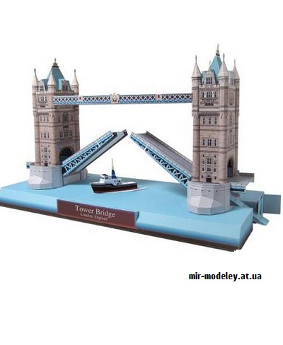 №9717 - Tower Bridge, England (Canon) из бумаги