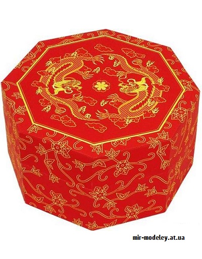 №9786 - Boxes Cases 02 (10) - Набор шкатулок 10 штук в архиве (Canon) из бумаги