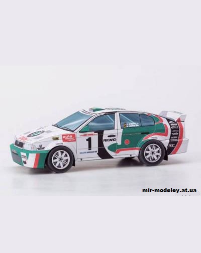№9890 - Skoda Octavia WRC [PK Graphica 020] из бумаги