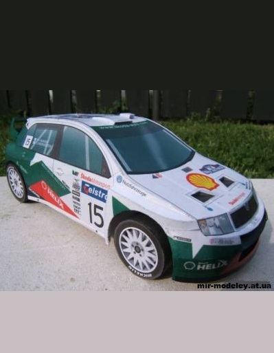 №9908 - Skoda Fabia WRC (PK Graphica 038) из бумаги