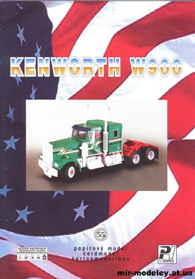 №9924 - Kenworth W900 (PK Graphica 55) из бумаги