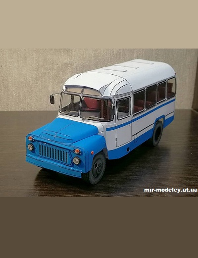 №10168 - КАвЗ-685 (Кардан Покрышкин - Ak71 - Nova - Родмай Ноговицын) из бумаги